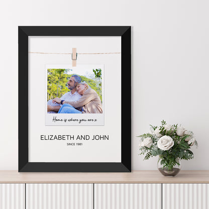 Personalised Valentine’s Polaroid Framed Print | Gift | Keepsake 