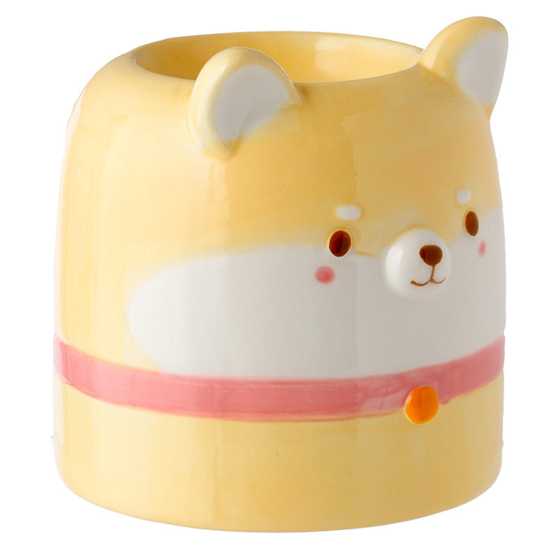 Ceramic Shiba Inu Dog Shaped Oil Burner