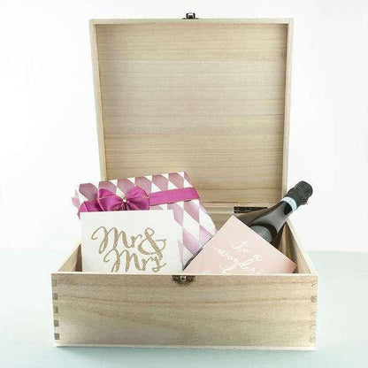 Personalised Wedding Memory Box - Myhappymoments.co.uk