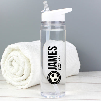 Personalised Football Water Bottle