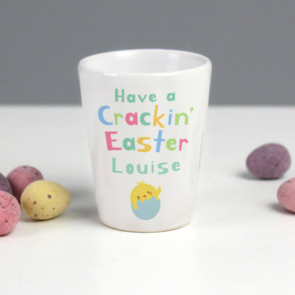 Personalised Have A Cracking Easter Egg Cup