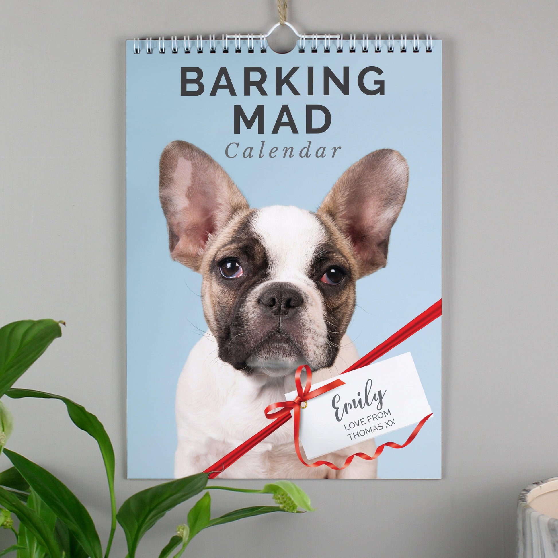 Personalised A4 Barking Mad Dog Calendar