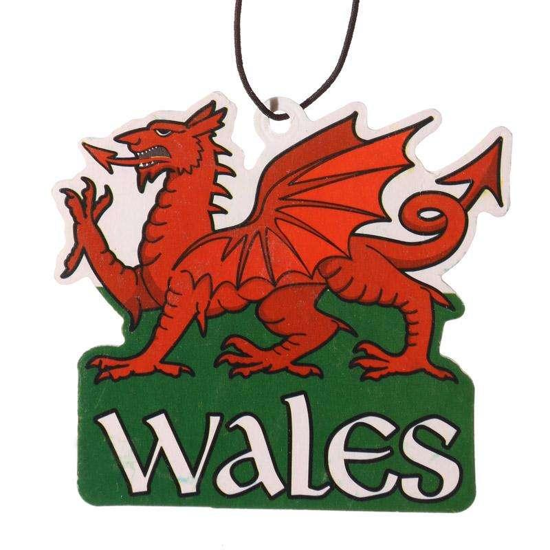 Welsh Dragon Ceredigion Breeze Car Air Freshener - Myhappymoments.co.uk