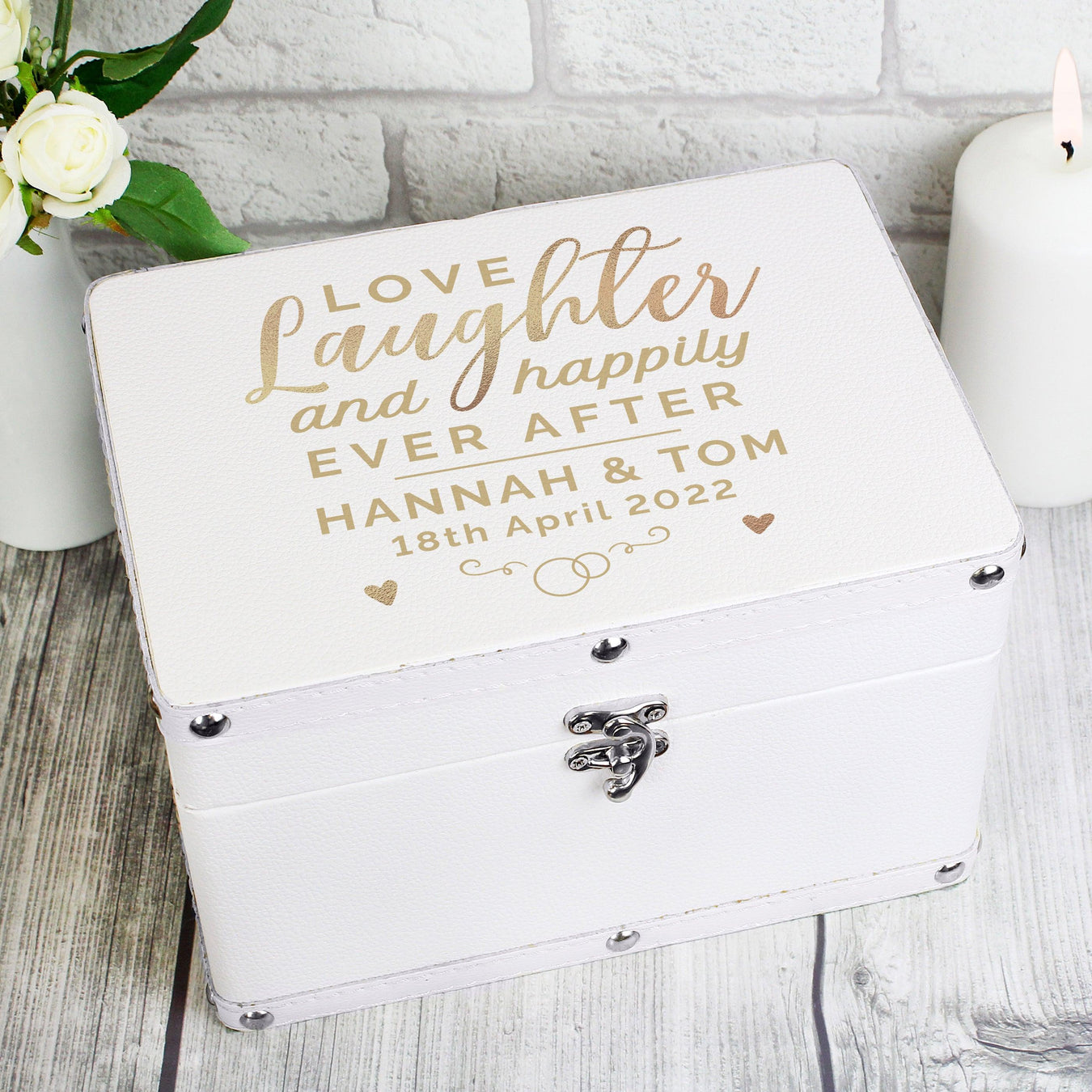 Personalised Leather Keepsake Boxes