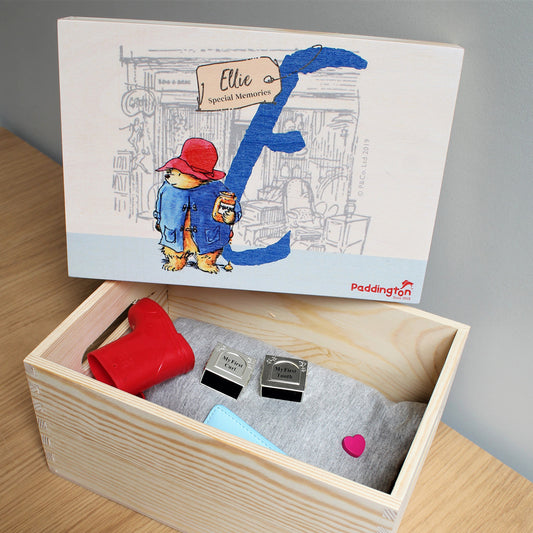 Personalised Paddington Bear Memory Box