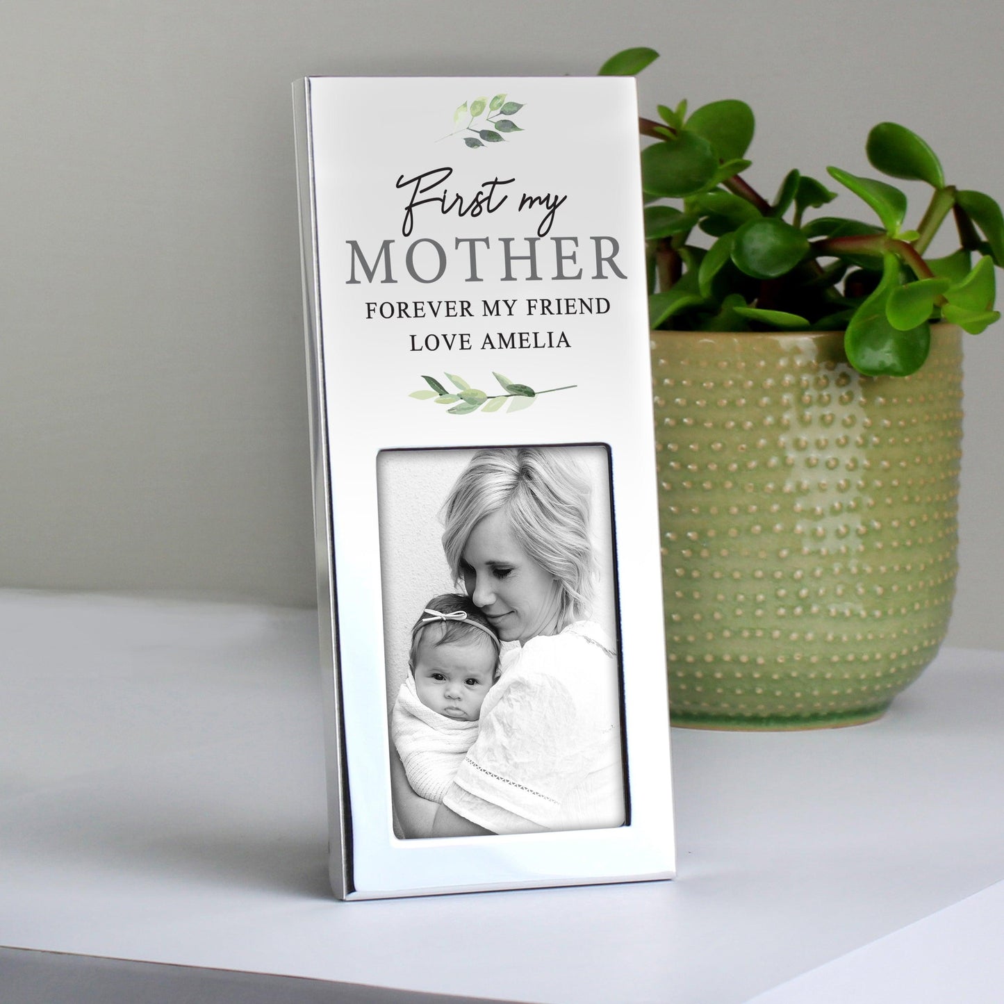 Personalised Botanical Photo Frame 2x3