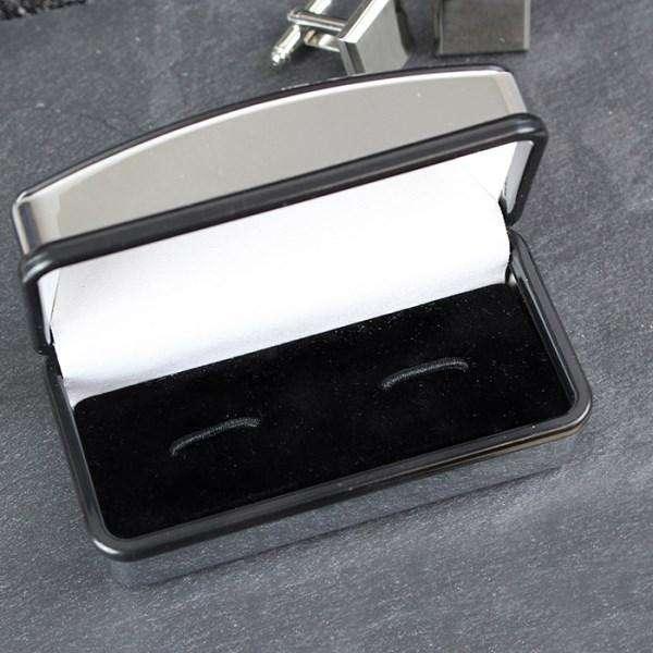 Personalised Decorative Wedding Father of the Bride Cufflink Box - Myhappymoments.co.uk