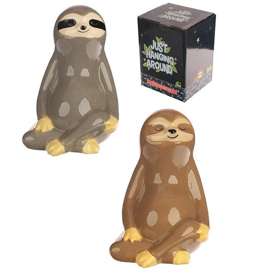 Just Hanging Around Ceramic Sloth Money Box