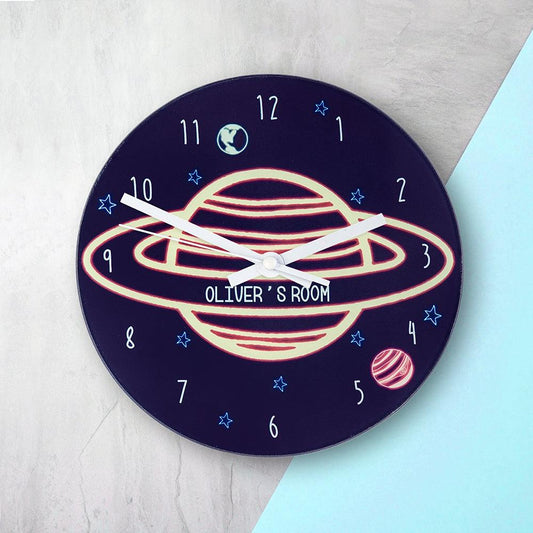 Personalised Space Wall Clock