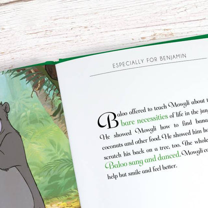 Personalised Disney Jungle Book Story Book - Myhappymoments.co.uk