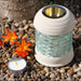 Sandstone Oil Burner - Round Glass Brick