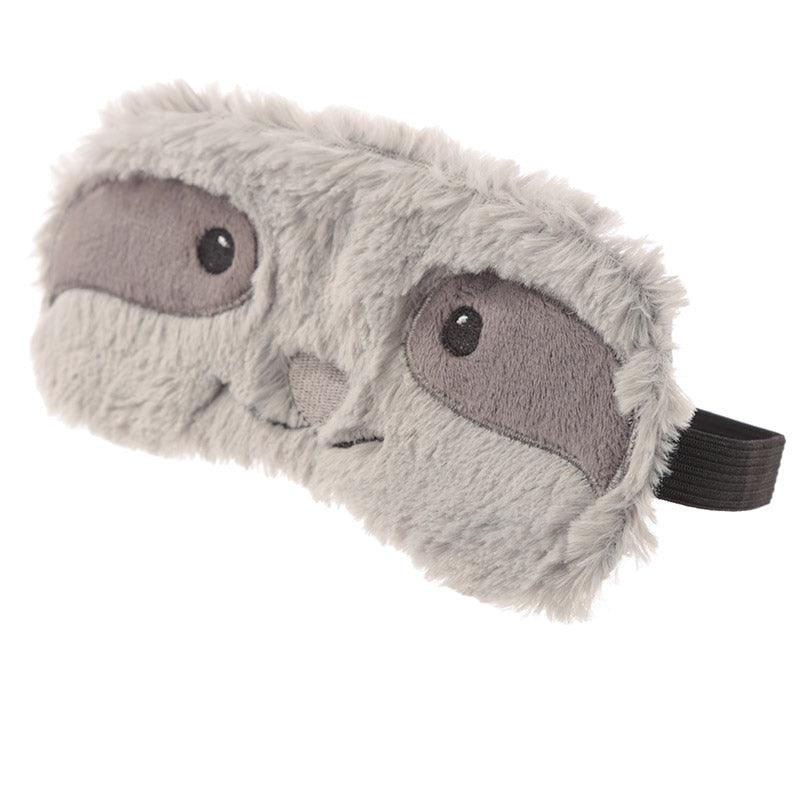 Plush Grey Sloth Eye Mask