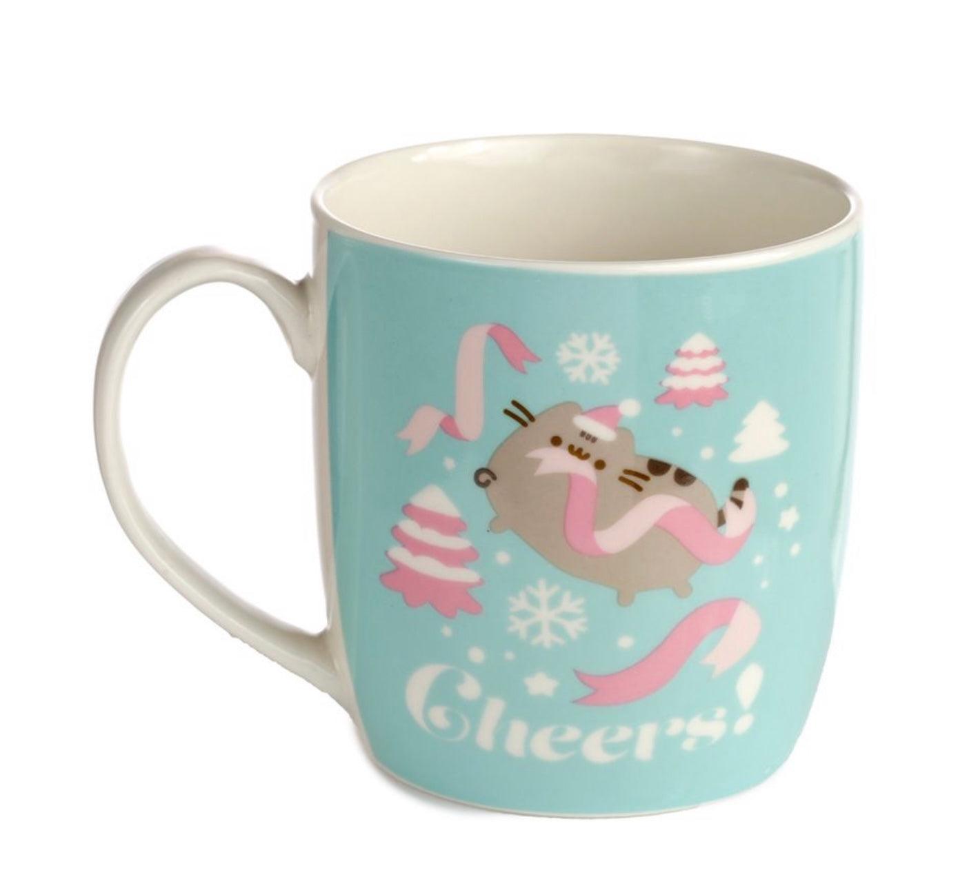 Christmas Pusheen the Cat Porcelain Mug