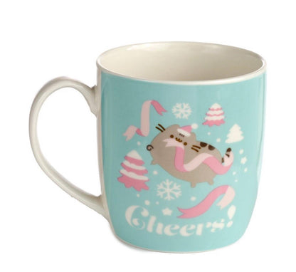 Christmas Pusheen the Cat Porcelain Mug