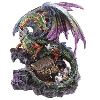 Treasure Seeker Dark Legends Dragon Figurine - Myhappymoments.co.uk