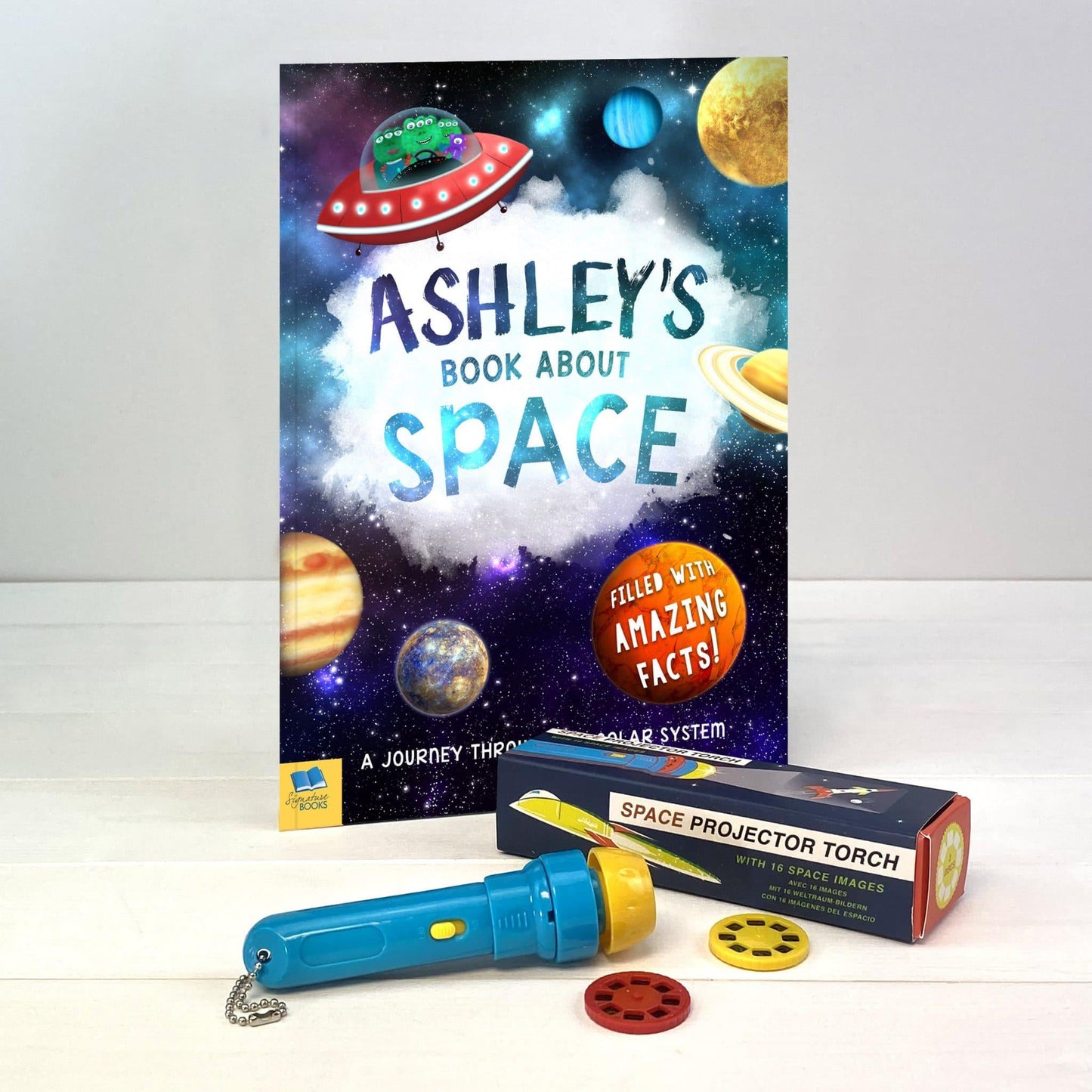 Personalised Space Book & Toy Gift Set