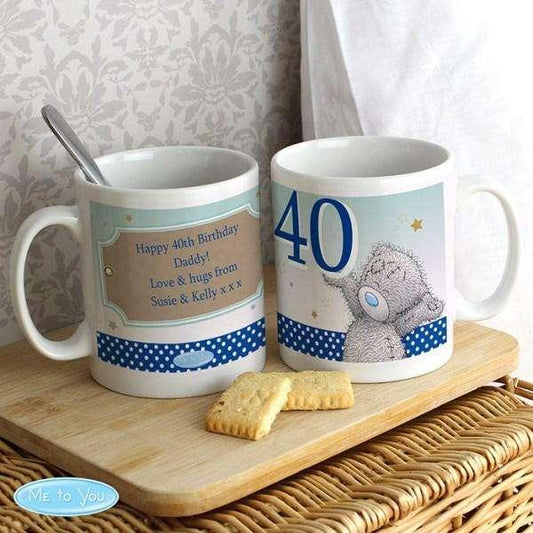 Personalised Me To You Birthday Age Male Mug - Myhappymoments.co.uk