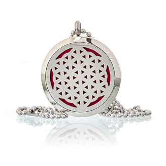 Aromatherapy Diffuser Necklace - Flower of Life 30mm