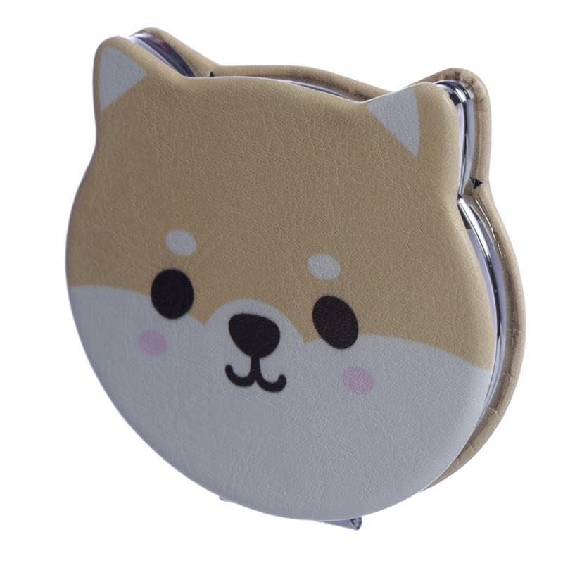 Shiba Inu Dog Shaped Compact Mirror