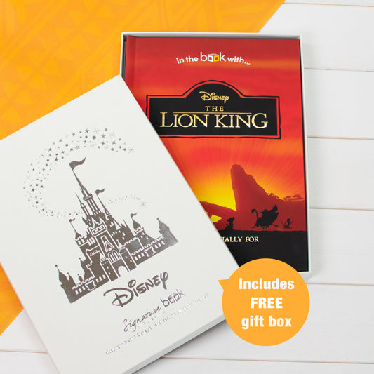 Personalised Lion King Premium Book from Pukkagifts.uk