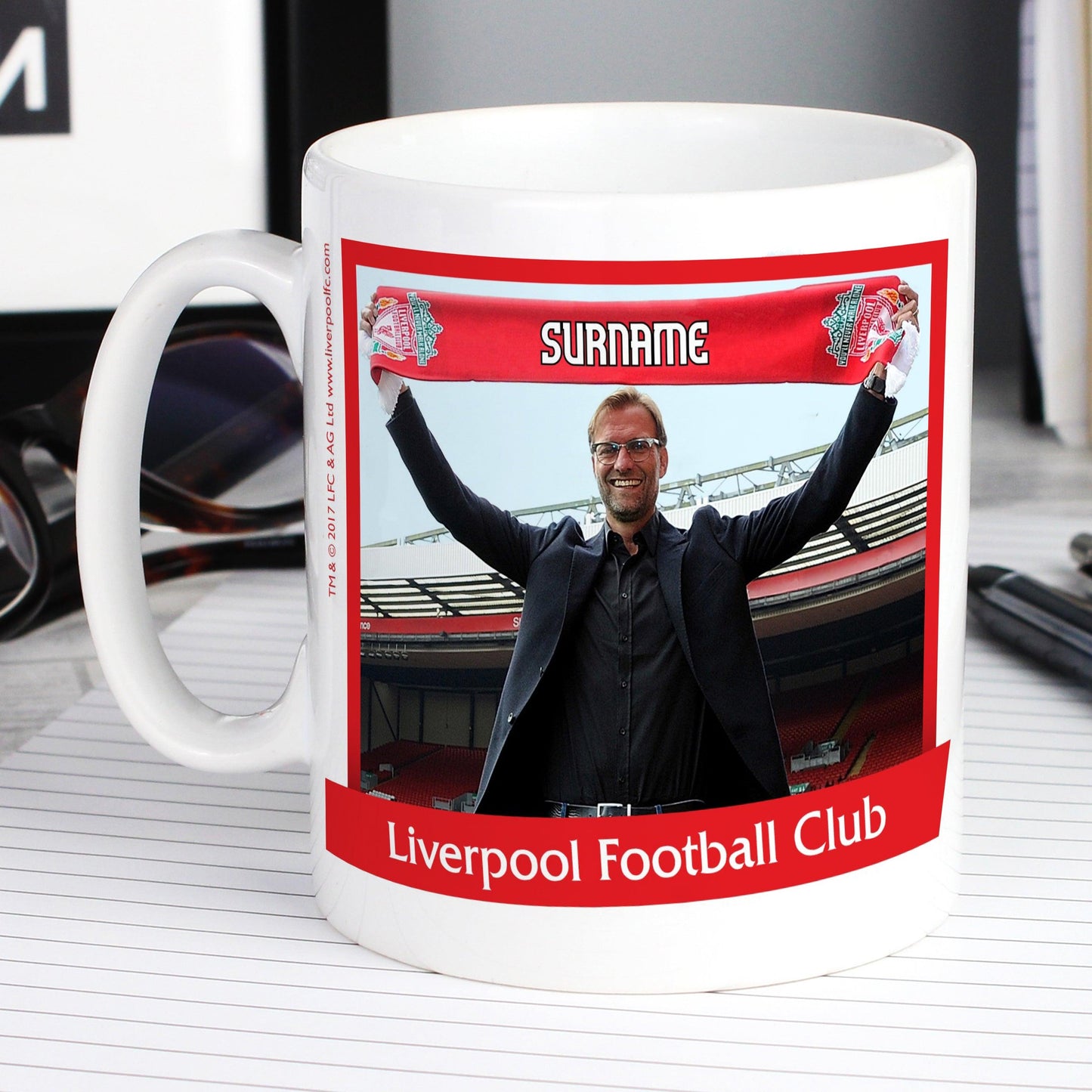 Personalised Liverpool FC Manager Mug