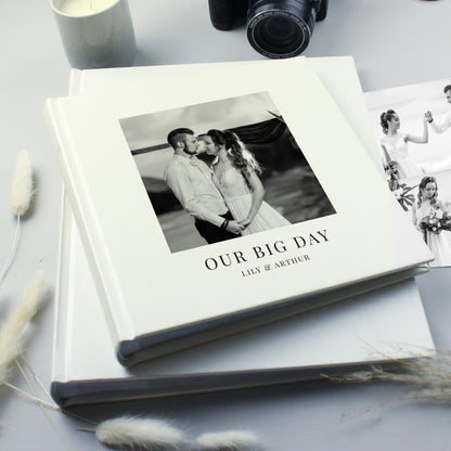 Personalised Photo Upload Square Photo Album | Wedding Photo Album