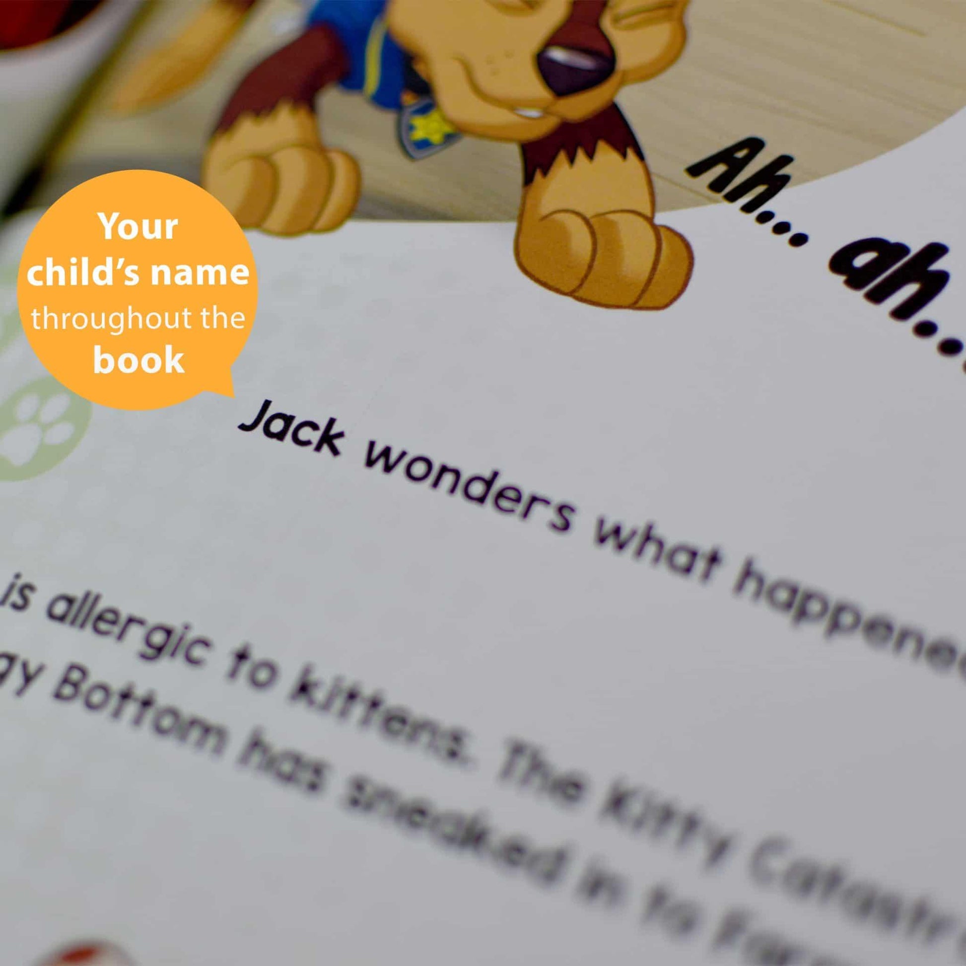 Personalised Paw Patrol Book - Pawsitivity