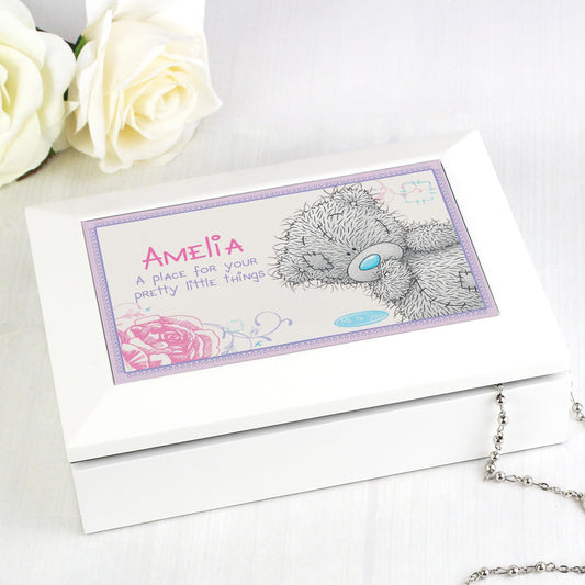 Personalised Me To You Girls White Jewellery Box - Myhappymoments.co.uk