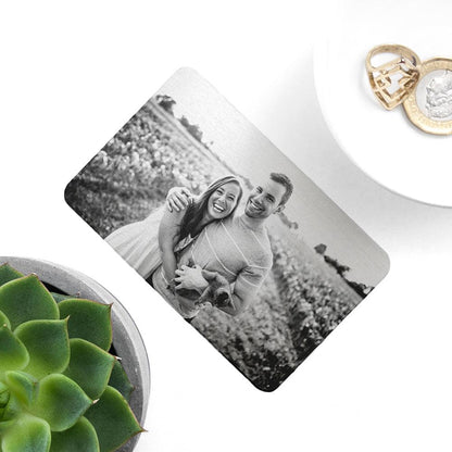 Personalised Favourite Memory Metal Wallet Insert