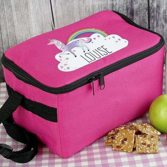 Personalised Unicorn Lunch Bag - Myhappymoments.co.uk