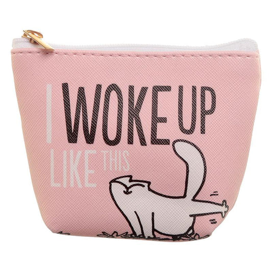 Simon's Cat Make Up Bag - I Woke Up Like This