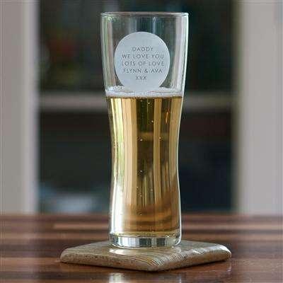 Personalised Pint Glass - Myhappymoments.co.uk