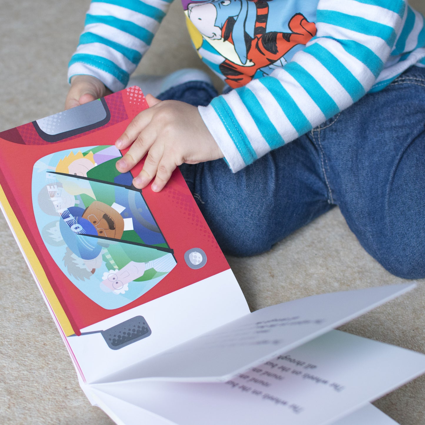 Personalised Wheels on the Bus Sound Book - Myhappymoments.co.uk