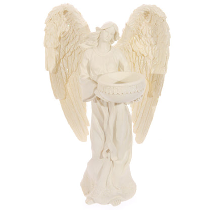 Standing Angel Figurine Tea Light Candle Holder 23cm