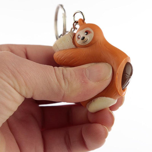 Sloth Poop Keyring - Tan