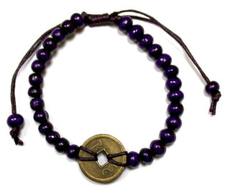 Good Luck Feng-Shui Bracelet - Purple