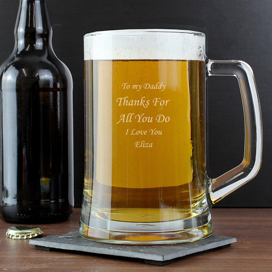 Personalised Pint Tankard