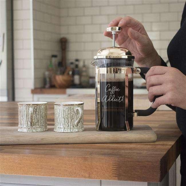 Personalised Glass Cafetiere - Myhappymoments.co.uk