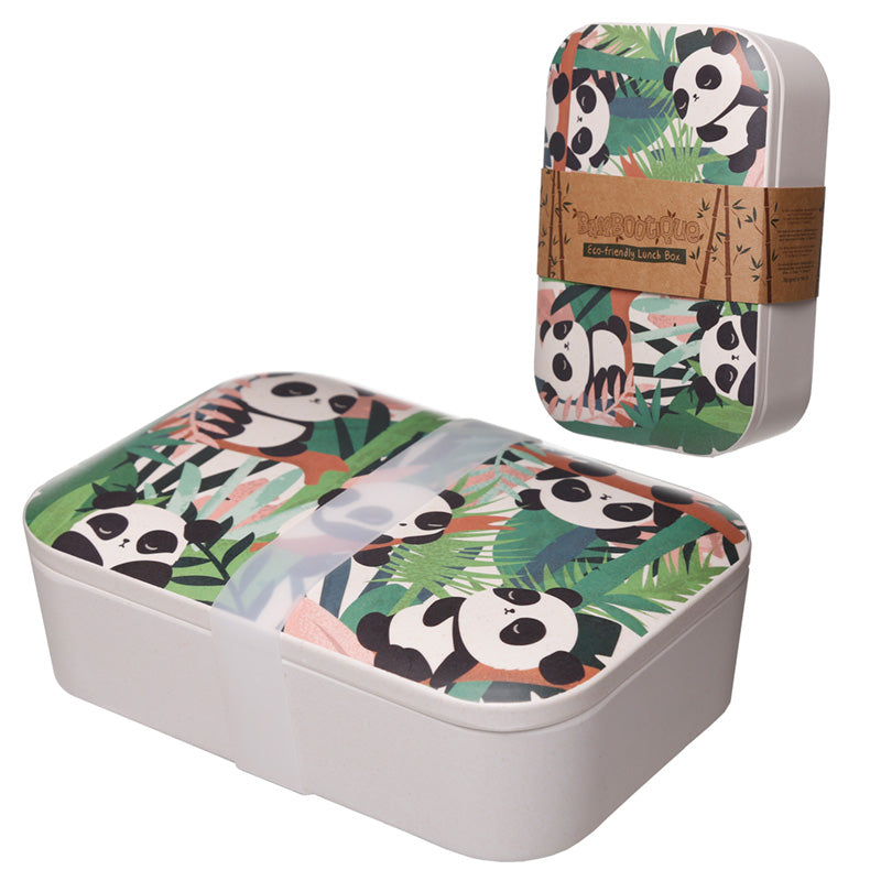 Panda Bamboo Eco Friendly Lunch Box