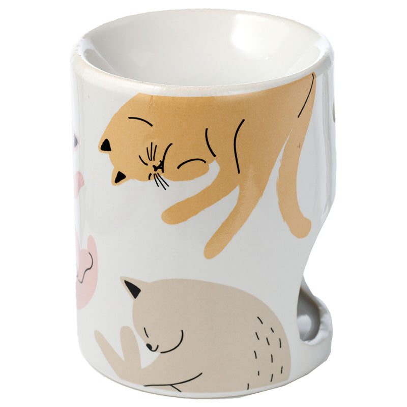 Cat's Life Printed Ceramic Oil Burner