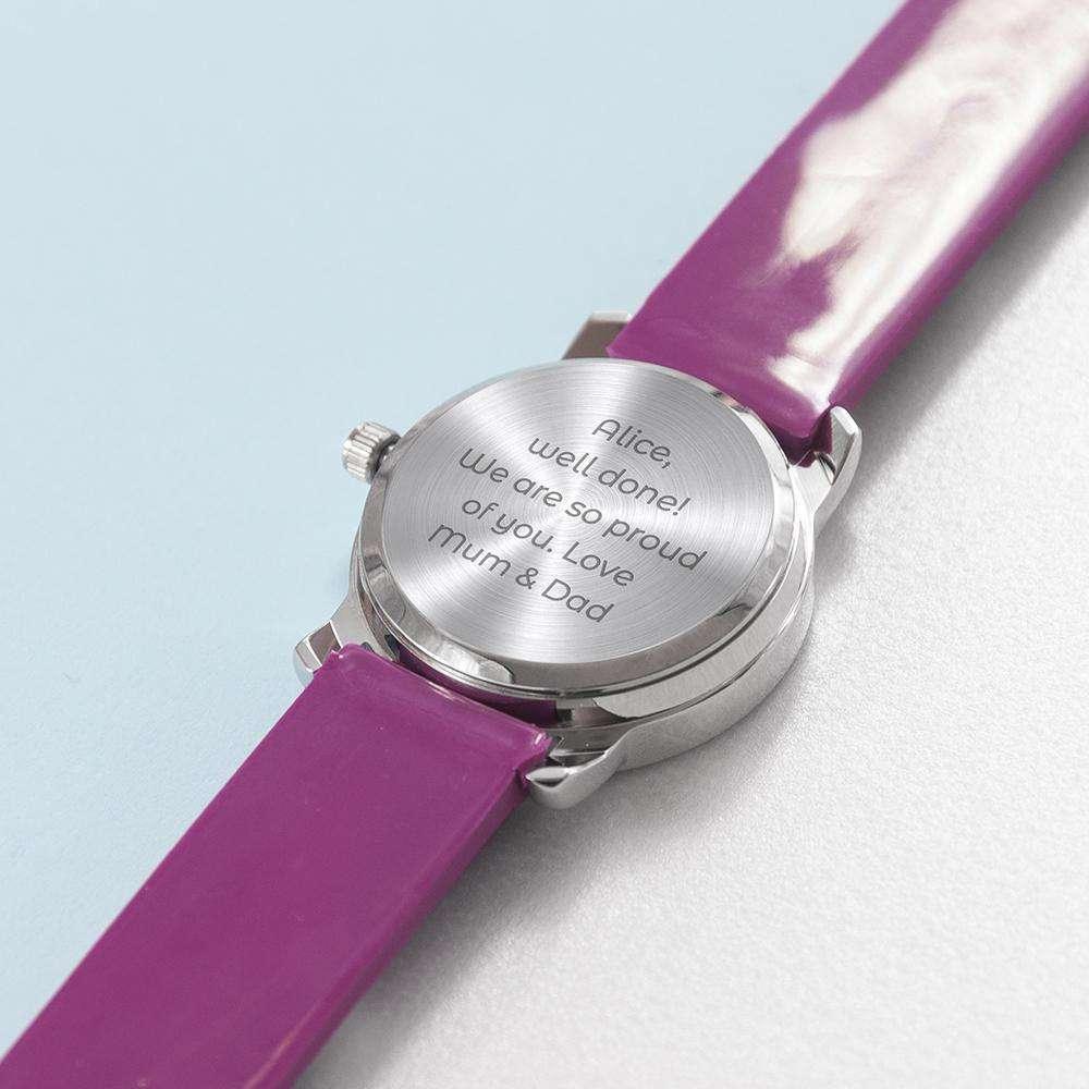 Personalised Engraved Unicorn Watch - Myhappymoments.co.uk