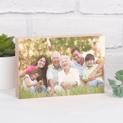 Solid Wooden Beech Photo Block