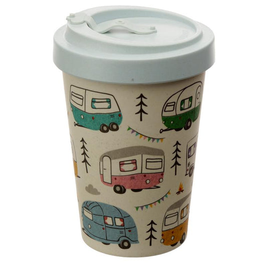 Wildwood Caravan Reusable Screw Top Bamboo Composite Travel Mug