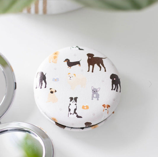 Wags & Whiskers Dog Compact Mirror