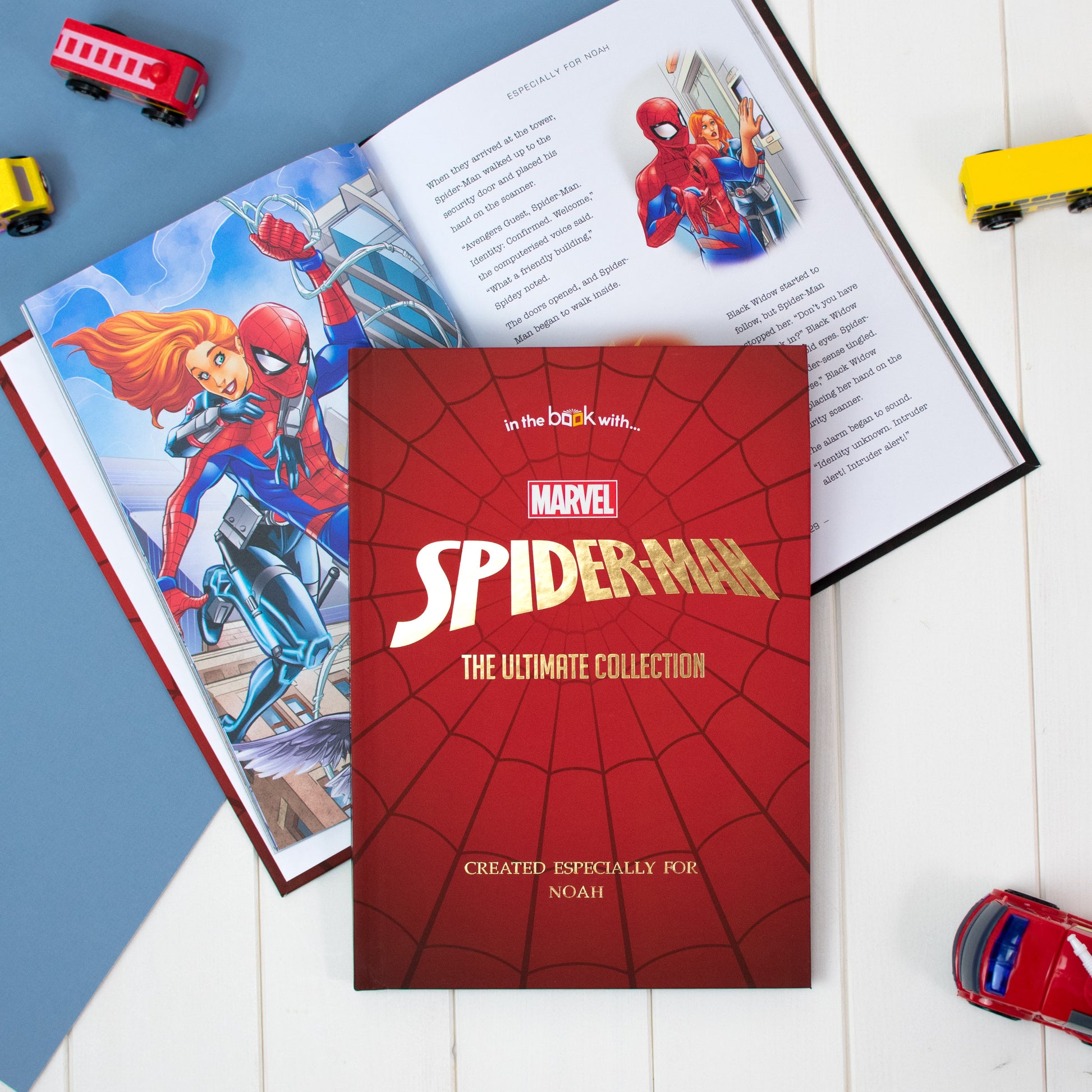 Personalised Spider-Man Collection Book from Pukkagifts.uk