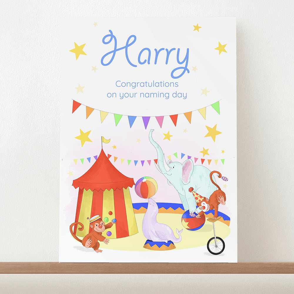 Personalised Circus Fun Print