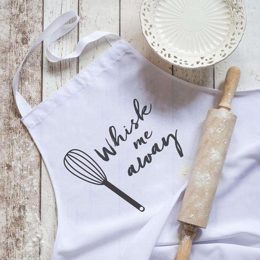 Whisk Me Away Apron - Myhappymoments.co.uk