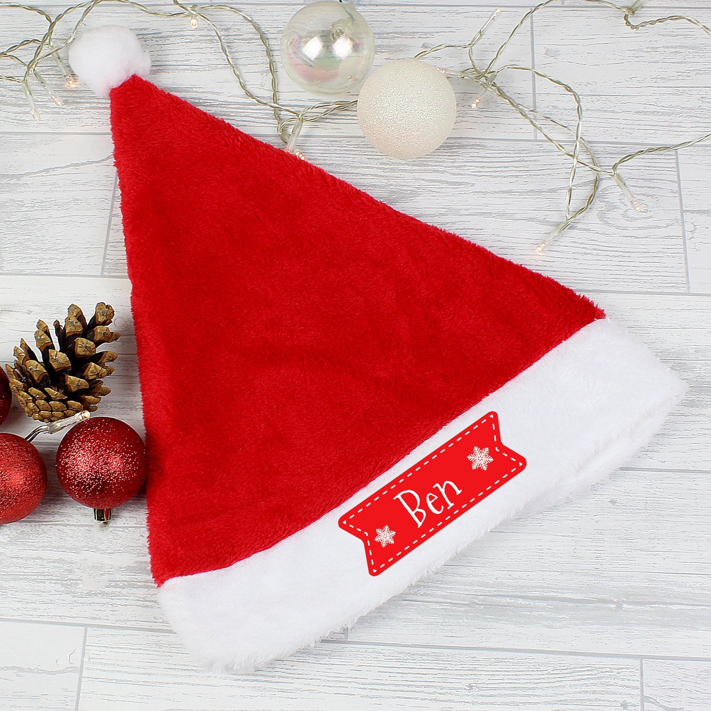 Personalised Star Santa Hat