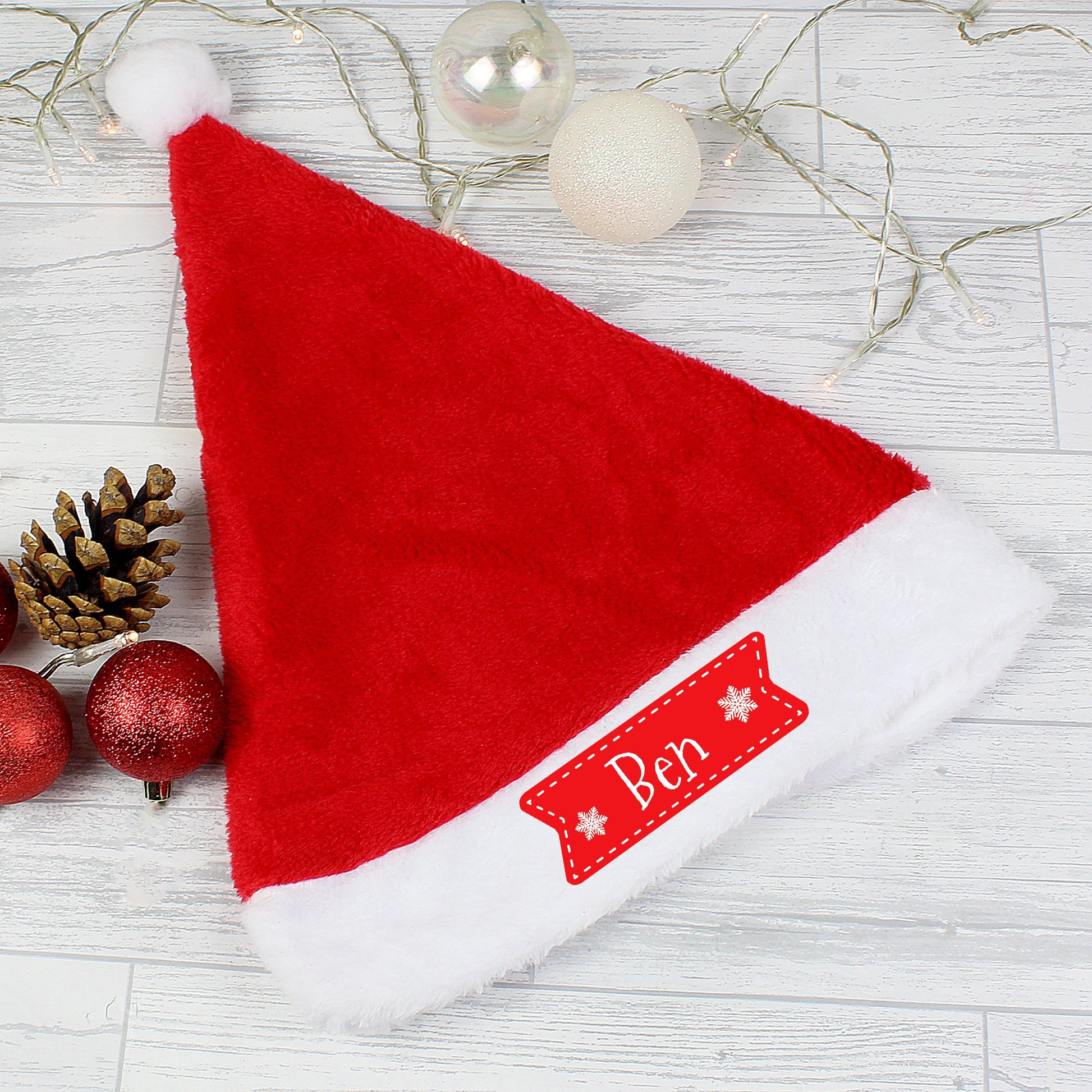 Personalised Star Santa Hat