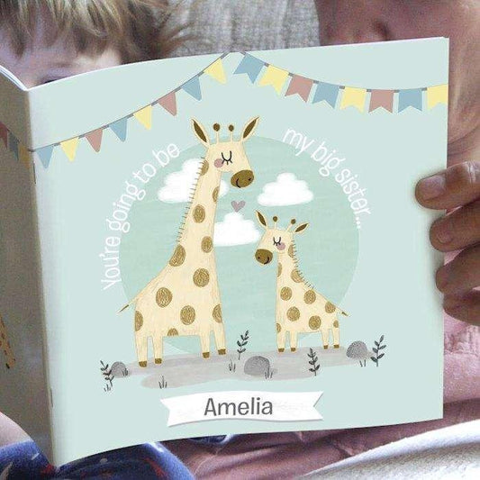 Personalised Big Sister Sibling Story Book - Myhappymoments.co.uk